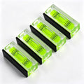 High precision mini bubble, double line small bubble, three line flat ball level, household level ruler can be turned 180 degrees (Magnetic, 40 * 17 * 15mm（4PCS)) - size: 40*17*15mm（4PCS)