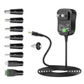 12W Universal AC Adapter Kit DC 3V-12V 1A DC Power Supply Charger Cord - size: 12W 3-12V