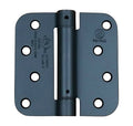 Spring Hinges - 4 Inch, Self Closing Adjustable (Flat Black, 2 Pack) - color: Black, size: 4" x 4" with 5/8" radius (Pack of 2)
