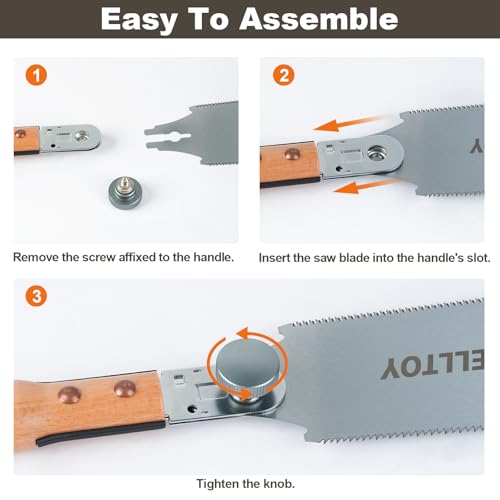 Japanese Pull Saw of Double Edge,10 Inch Hand Saw of 7-10/18 TPI Gradient Teeth, SK5 Flexible Replaceable Blades,with Non-Slip Bamboo Knot wooden Handle,Woodworking Tool for Hardwood & Softwood. - size: 10Inch
