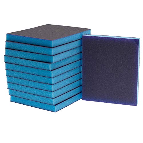 BokWin 16Pcs Sanding Sponge, 120 Grit, Fine Grade - size: 120 Grit