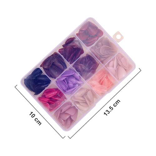 360Pcs Press On Nails Short Almond Fake Nails Press Ons Set Solid Color False Nails Full Cover Acrylic Glue on Nails Reusable Glossy Artificial Nail Kit for Women Girls Manicure 12 Color - color: A001