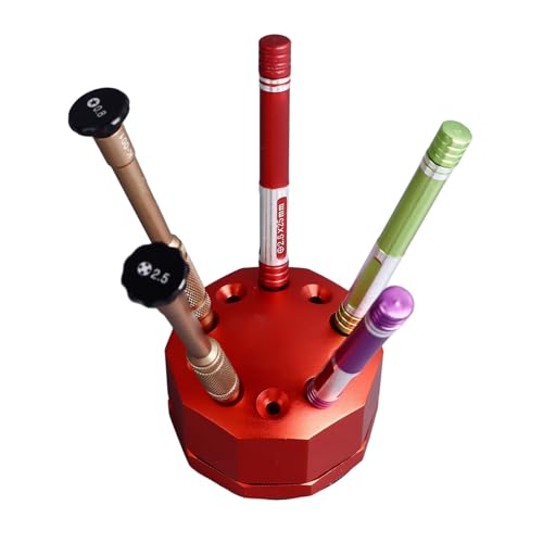 Rotatable Screwdriver Storage Rack, Organizer Holder for Repair Work,Gift, Non Slip, Space Saving Design