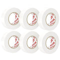 SWRT White Electrical Tape, 6 Pack, 0.7 in x 66 FT, Vinyl Tape - color: White