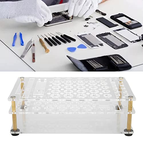 Screwdriver Storage Rack, Acrylic Tool Stand, Transparent, Portable & Lightweight, Ideal for Hardware Tools & Repair Items