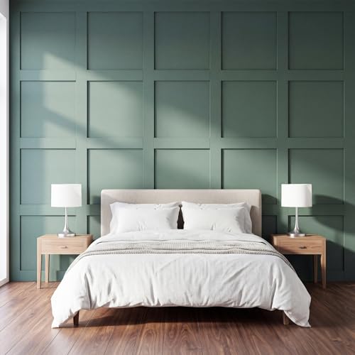 INMOZATA Premade Board and Batten Wall Panel Kit, Wainscoting Panels