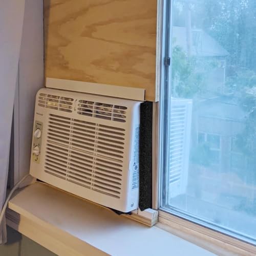Yotache Air Conditioner Window Foam Insulation Seal 1"x1", 6.5 Ft x 4Pcs | High Resilience Foam Weather Stripping Door Seal Tape - size: (1"×1") 26FT
