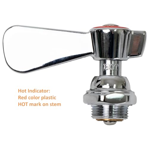 Hot Stem Check with Handle for 4" Hand Sink Faucets (Hot (AA-162G+HDL)) - style: Hot (AA-162G+HDL)