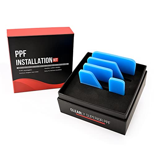 NEWISHTOOL Blue PPF Squeegee Kit Paint Protection Film Installation Tools - color: Blue With Box Set
