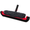 SEPETREL 22" Extra Long Pool Brush with Chenille Scrubber - size: 22"