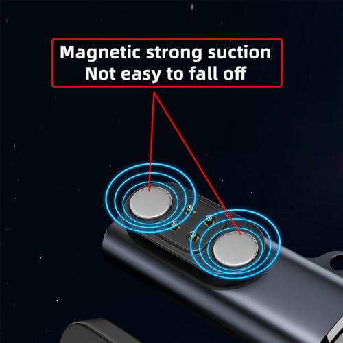 2pcs/lot Magnetic Charging Adapter USB Type-C to Pitch 2.5mm with 4-Pin Terraced Square Contacts Compatible with Bone Conduction Headphone - style: Pitch 2.5mm