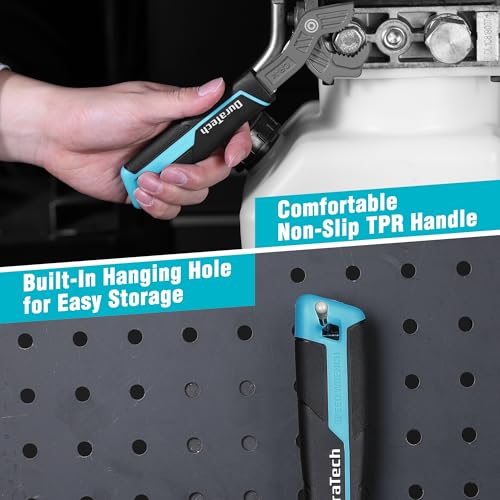 DURATECH 8-Inch Self-Adjusting Wrench, Multifunctional Self-Locking Wrench - size: 8"