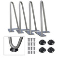 SMARTSTANDARD 8 Inch Heavy Duty Hairpin Furniture Legs, Gray 4PCS - color: Grey, size: 8 Inch