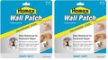 Homax 4"x4" Heavy Duty Galvanized Steel & Reinforced Fiberglass Mesh Wall Patch (Pack of 2) for Drywall & Plaster Repair - size: 4x4 in. (Pack of 2), style: Heavy Duty Steel