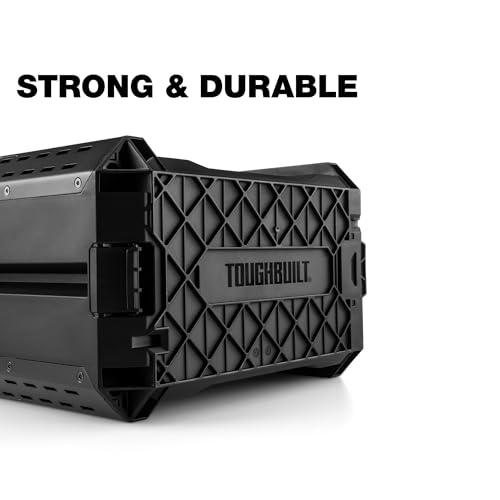 ToughBuilt StackTech - Compact Tool Box, Lockable Storage, TB-B1-B-60C - size: Large