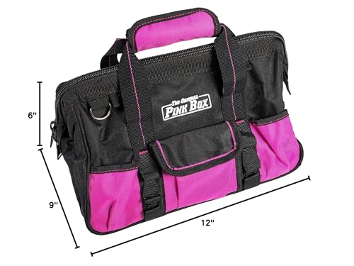 The Original Pink Box PB40TBK 40 Piece Tool Set and Bag, Pink