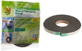 Duck Brand Self Adhesive Foam Weatherstrip Seal for Extra Large Gaps, 3/4-In x 1/2-In x 10-Ft, 1 Roll, 284426