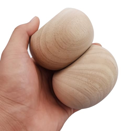 2 Inch Wooden Bun Feet Sofa Replacement Parts Round Furniture Legs Unfinished Sofa Couch Chair Ottoman Replacement Legs Solid Wood Cabinet Legs Set of 4 (2 inch Unfinished) - size: 2 inch Unfinished