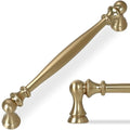 10 Pack 6-1/4 Inch(160mm) Kitchen Cabinet Handles Champagne Bronze Cabinet Pulls Zinc Alloy Drawer Pulls Solid Kitchen Hardware - color: Champagne Bronze, size: 6-1/4'' Hole Center(160mm)