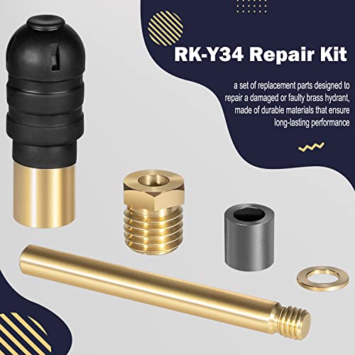 RK-Y34 Upgraded Iowa Brass Repair Kit for Woodford Model Y34 Yard Hydran