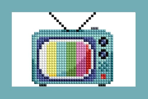 DIAMOND ART CLUB Mini Dazzles - 80s Diamond Art Kits for Adults - color: 80s
