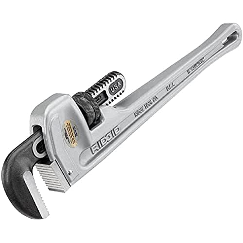 RIDGID 31100 Model 818 Aluminum Straight Pipe Wrench, 18-inch Plumbing Wrench - size: 18", style: Pipe Wrench