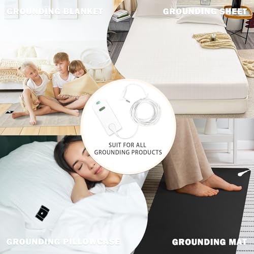 Grounding Tester with Grounding Wire (White) - color: White