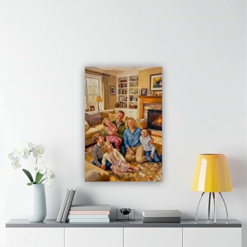 Oil Painting Style Personalized Canvas from Photo to Decor - color: Oil Painting