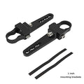 Tube Clamps Mounting Brackets for LED Light Bar Work Lights Fog Lights Off Road Lights Fit 1" Bull Bar,2pcs - size: 1"