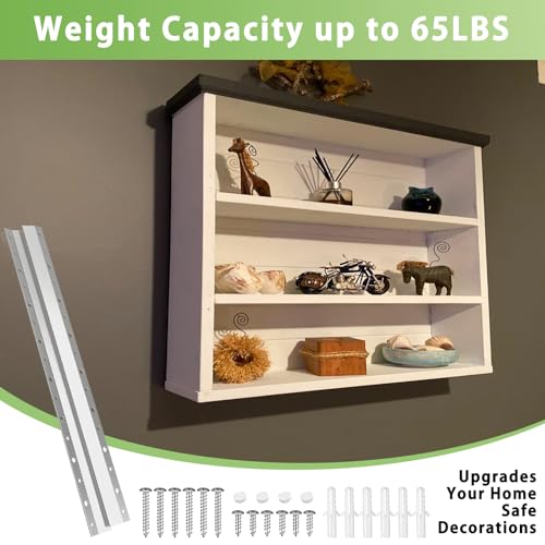 French Cleat Picture Hanger 16inch,Wall Mount Picture Hanger Kit (6 Pairs) - size: 16inch-6Pais