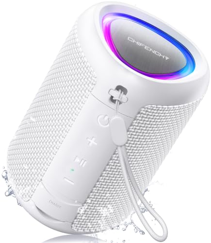 Portable Bluetooth Speaker Beach Essentials: IPX5 Waterproof for Outdoor - color: White