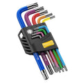 AMTOVL Star Allen Wrench Set, 9PCS Star Key Set, T10-T50, Long Arm - size: 9 PCS STAR SET