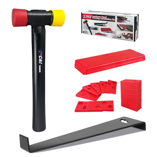 C&T 33-Piece Laminate Wood Flooring Installation Kit, Double-Face Hammer