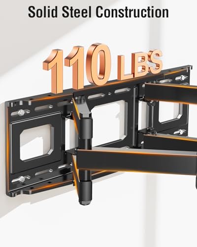 ELIVED Full Motion TV Wall Mount for Most 42"-82" TVs up to 110 lbs - size: TV 42-82", Full Motion