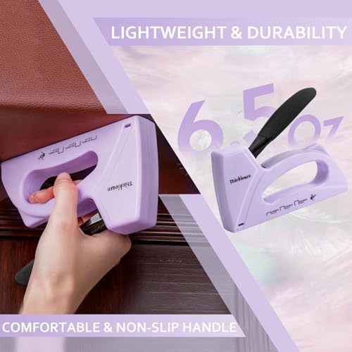 Light Duty Staple Gun for Wood, Upholstery Staple Gun for Classroom - color: Purple
