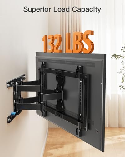ELIVED Ultra Slim TV Mount for 37-90" TVs, Max VESA 600x400, 132 lbs. - size: Motion: 37-90" TV