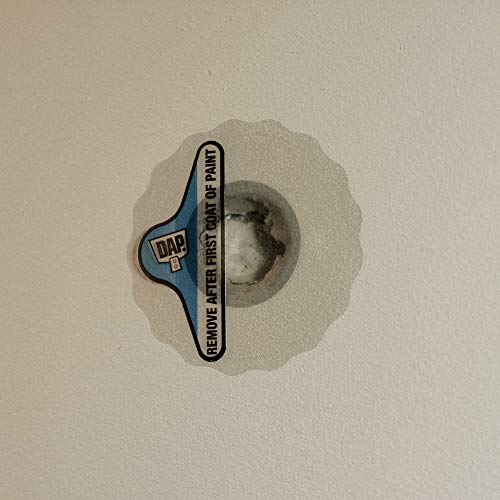 DAP 7079809163 Repair Eclipse Wall Patch, 4 Inch, Clear,White (Pack of 2) - size: 4 Inch (Pack of 2)