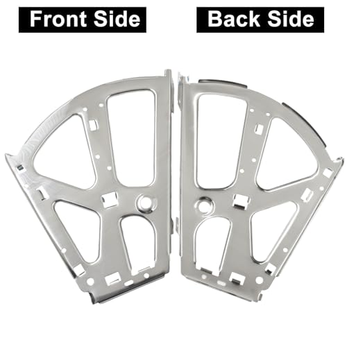 Bivethoi 4 Pcs Shoes Drawer Cabinet Hinges, 2 Layers, Silver - size: 2 Layers(Silver)