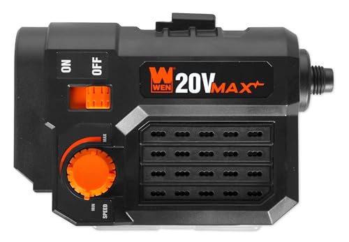 WEN 20V Max Cordless Variable Speed Rotary Tool Station with Flex Shaft and 40 Accessories (Tool Only – Battery Not Included) (20923BT) - style: Cordless (Tool-Only)