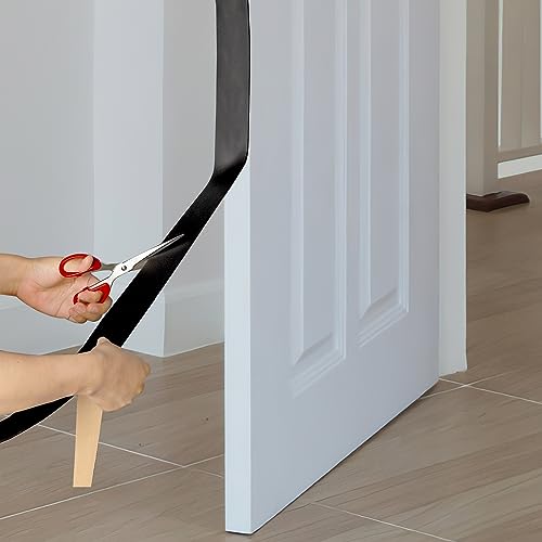 Jucoan 99 Feet Weather Stripping Foam Seal Tape, 2 Inch Wide x 1/8 Inch Thick Self Adhesive Foam Insulation Tape Weatherstrip Soundproof Tape for Pipe, Window Door Air Conditioner Seal, 3 Rolls - size: 2 In x 1/8 In x 99 Ft