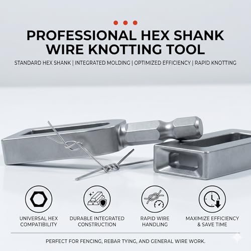 Electric Drill Wire Twisting Tool, Heavy Duty Wire Twister Attachment with 1/4" Hex Shank, Alloy Steel Wire Twisting Bit for Fence Wiring, Rebar Tying, Construction & Industrial Use (9#+11#) - color: 9#+11#
