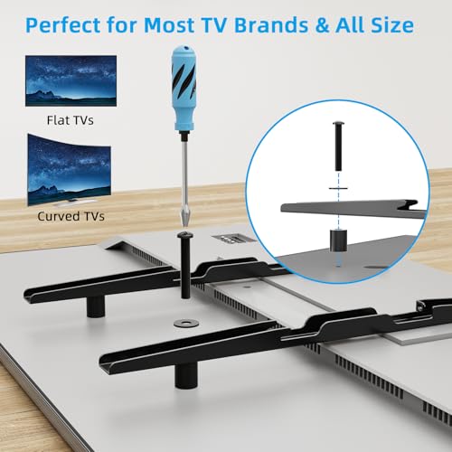 HOME VISION TV Mount Screws - Complete with M4, M5, M6, and M8 TV Mounting Hardware Kit, Washers and Spacers Included, Fit Most TVs up to 100 inch