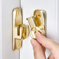 Gold Barn Door Latches,90/180 Degree Gate Lock_B - color: Gold