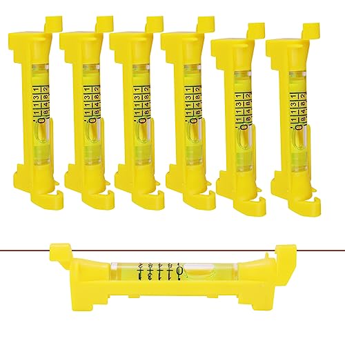 DOWELL 6-Pack 3" Hanging Bubble Line Level - size: HY030638
