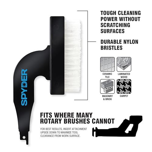 Spyder Nylon Brush Attachment for Reciprocating Saw (400006) - style: Nylon Pack