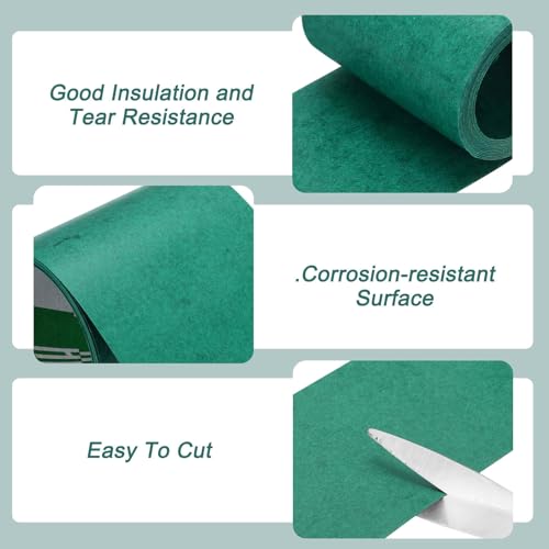 MECCANIXITY Electrical Insulating Fish Paper 130mm, 10ft Green - size: 130mm