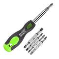 SUNHZMCKP 8 in 1 Screwdriver, Portable multi-purpose screwdriver set，High-Strength Bits, Phillips, Slotted, Torx，Suitable for outdoor and daily repair tools,Practical hand tools - size: 8 IN 1 Screwdriver