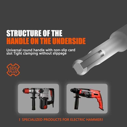 CATITO 11 Piece Set of Concrete Hole Saw (30mm 40mm 50mm 65mm),Concrete Hole Saw Kit for Concrete with SDS Plus Shank Connecting Rod and 5pcs dust Bag, Cement|Brick Stone|Wall. - size: 4PCS