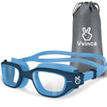 Vvinca Kids Swim Goggles, Swimming Goggles for Kids 3-14 Anti-Fog UV Protection No Leak Pool Glasses for Boys Girls - color: 08 - Blue