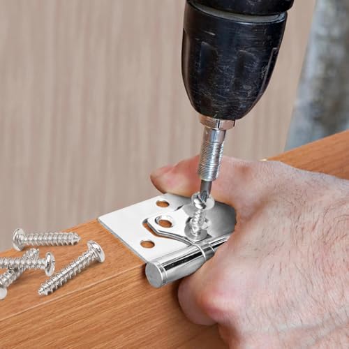 100PCS #8 x 3/4" Wood Screws, Pan Head Stainless Steel Sheet Metal Screws, Fast Self Tapping Screws for Deck Drywall Concrete Screws with Screwdriver Bit - style: Silver #8X3/4" Pan Head 100PCS